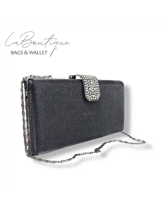 LB ABİYE ÇANTA 25-010 SİYAH