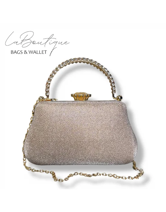 LB ABİYE ÇANTA 25-011 GOLD