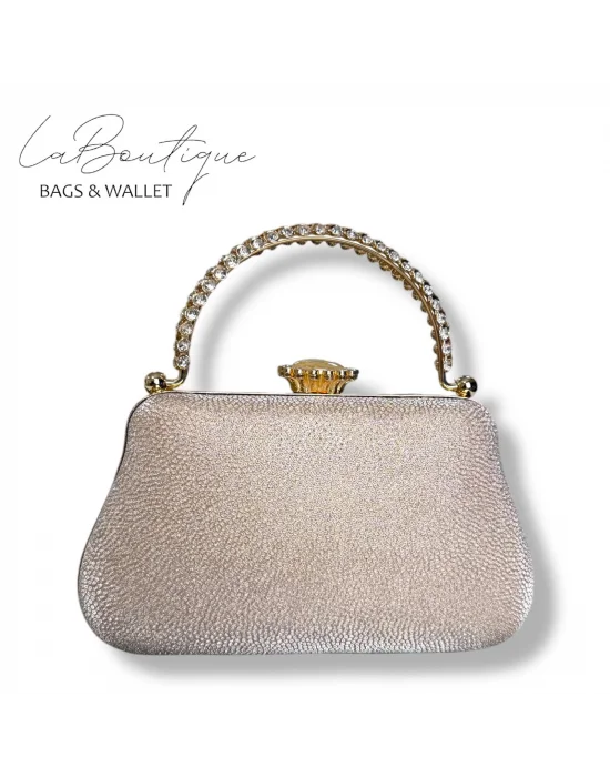 LB ABİYE ÇANTA 25-011 GOLD