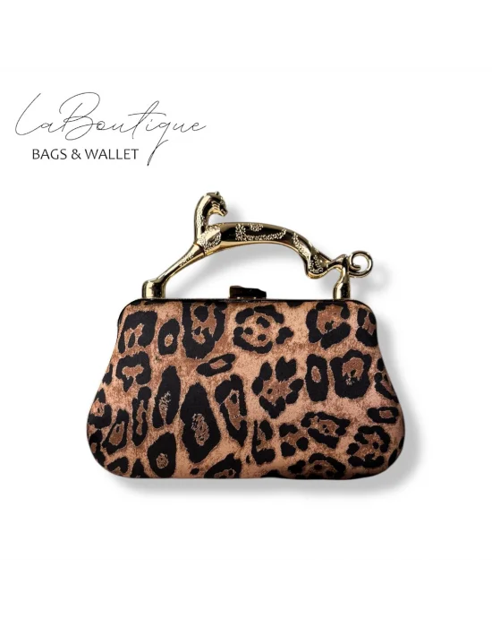 LB ABİYE ÇANTA 25-012 LEOPAR