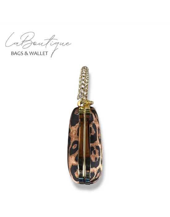 LB ABİYE ÇANTA 25-013 LEOPAR