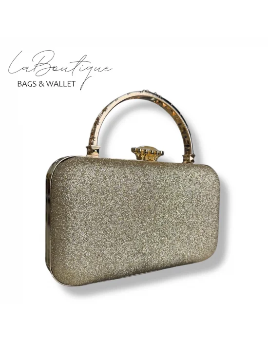 LB ABİYE ÇANTA 25-015 GOLD