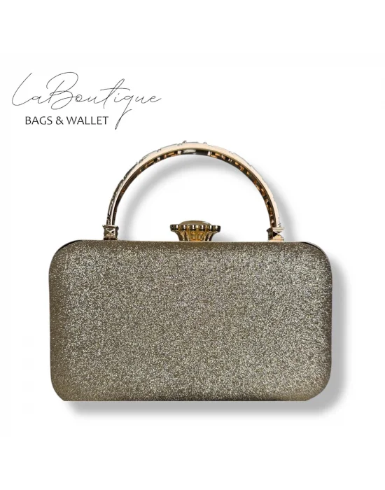 LB ABİYE ÇANTA 25-015 GOLD