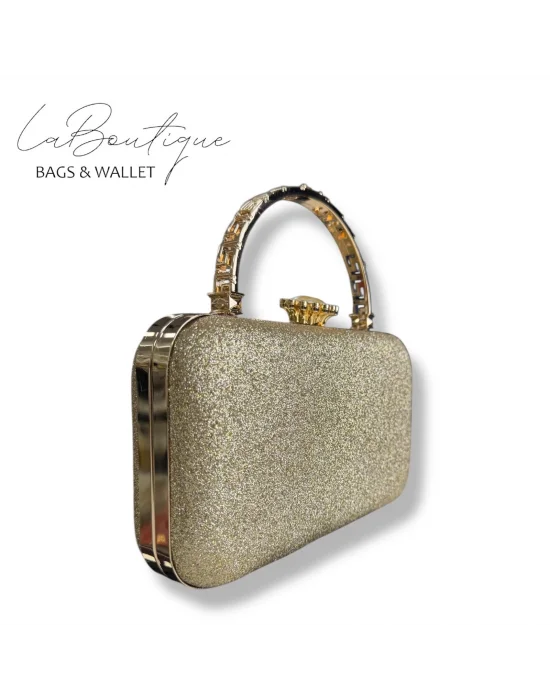 LB ABİYE ÇANTA 25-015 GOLD