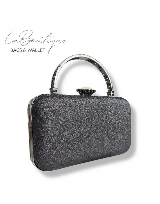 LB ABİYE ÇANTA 25-015 SİYAH