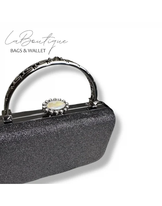 LB ABİYE ÇANTA 25-015 SİYAH