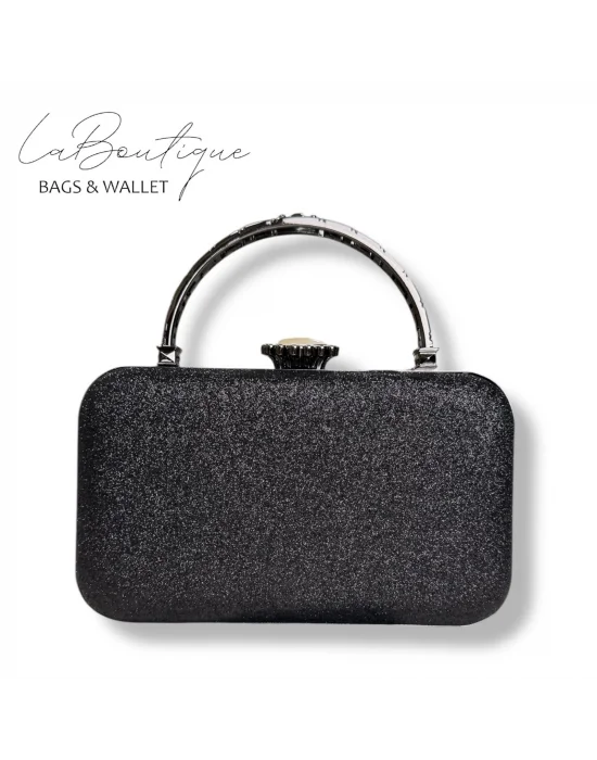 LB ABİYE ÇANTA 25-015 SİYAH