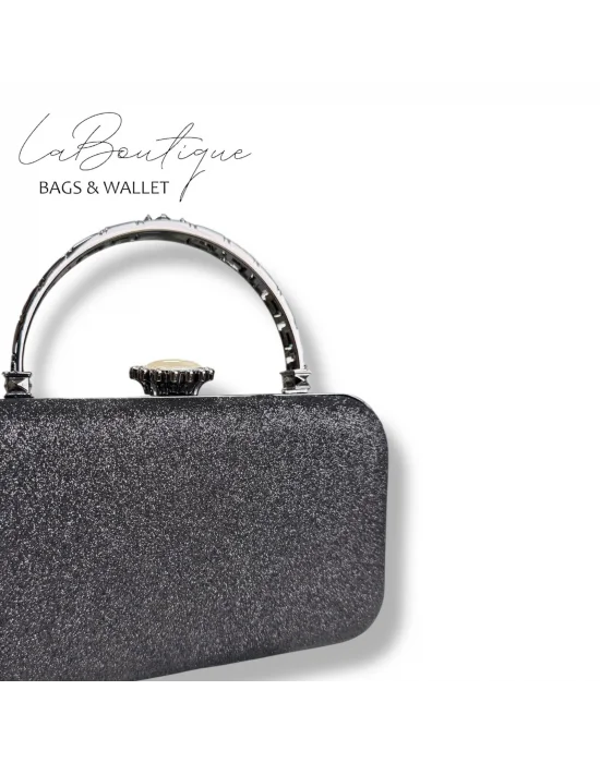 LB ABİYE ÇANTA 25-015 SİYAH