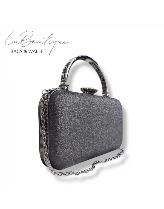 LB ABİYE ÇANTA 25-015 SİYAH