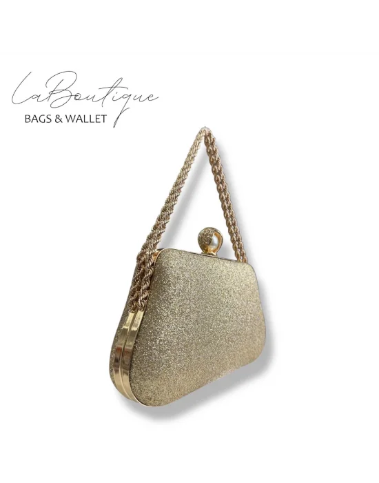 LB ABİYE ÇANTA 25-017 GOLD