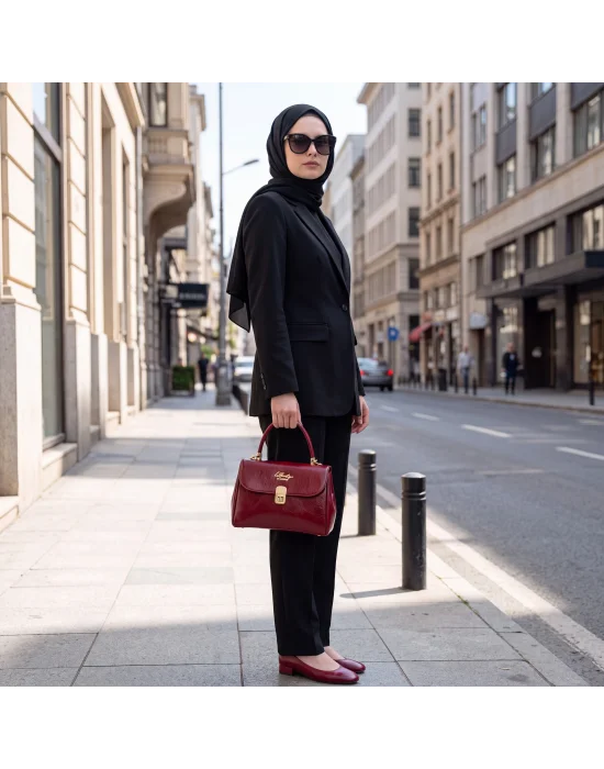 LB ÇANTA 1318 RUGAN BORDO