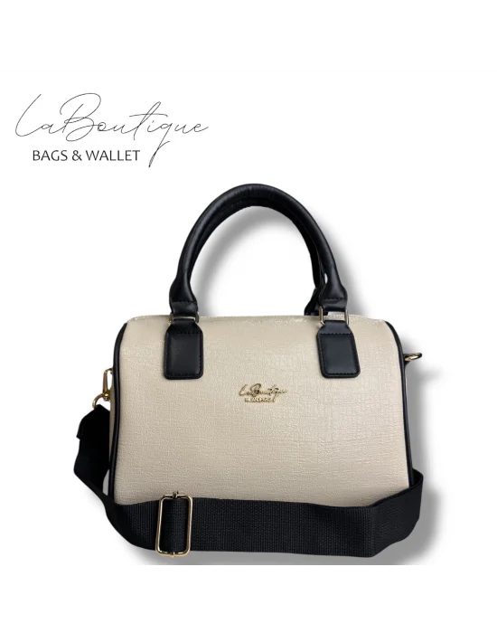 LB ÇANTA 2508 RUGAN BEJ/SİYAH