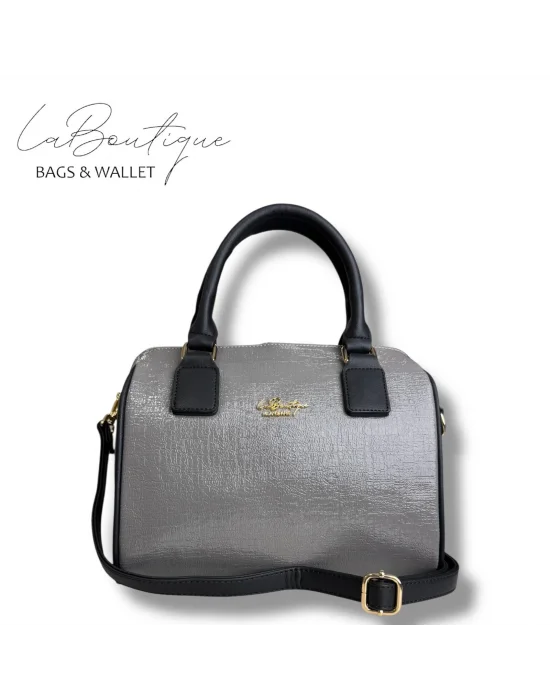 LB ÇANTA 2508 RUGAN GRİ SİYAH