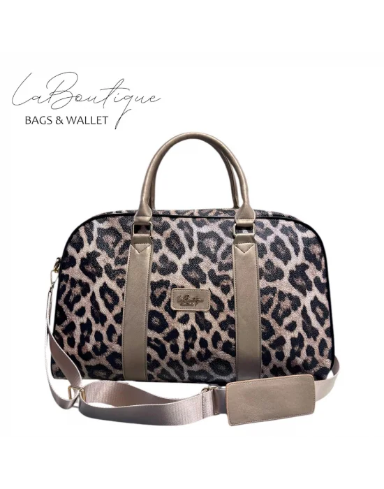 LB ÇANTA-3015 LEOPAR SEYAHAT ÇANTASI GŞ