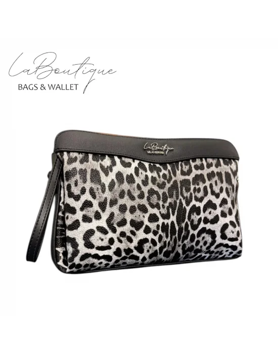 LB ÇANTA - 2106 - LEOPAR GRİ