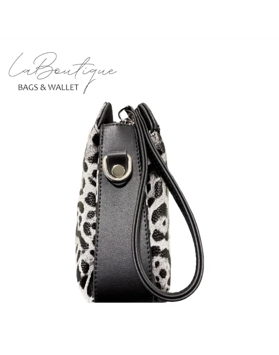 LB ÇANTA - 2106 - LEOPAR GRİ