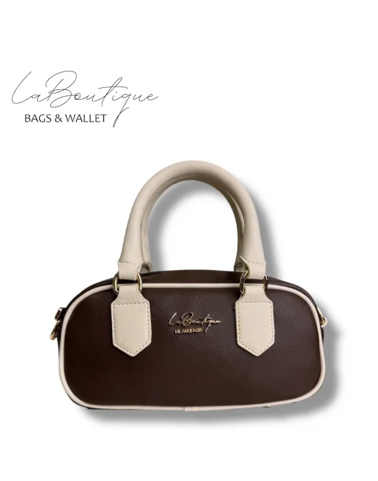 LB ÇANTA 6118 ACI KAHVE/KREM