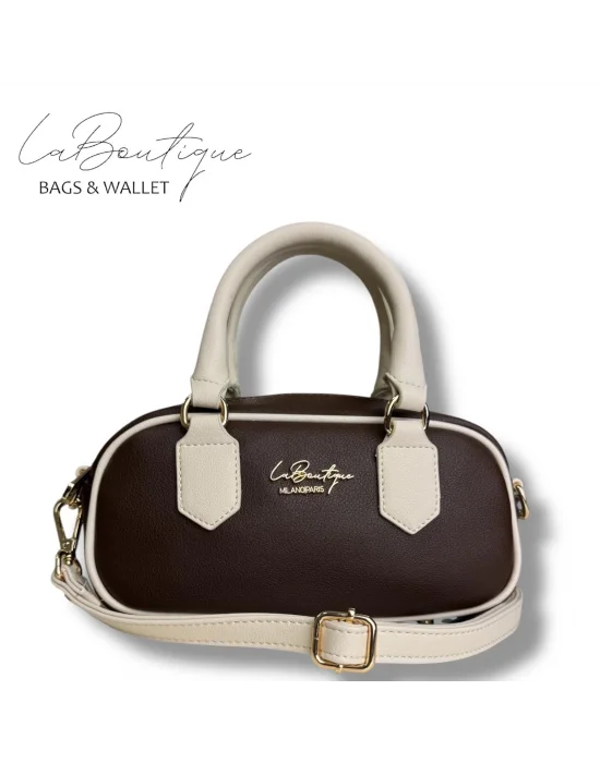 LB ÇANTA 6118 ACI KAHVE/KREM