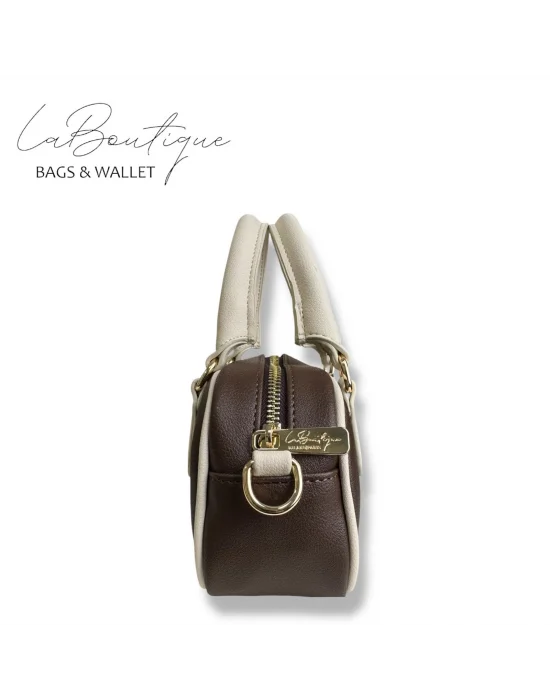 LB ÇANTA 6118 ACI KAHVE/KREM