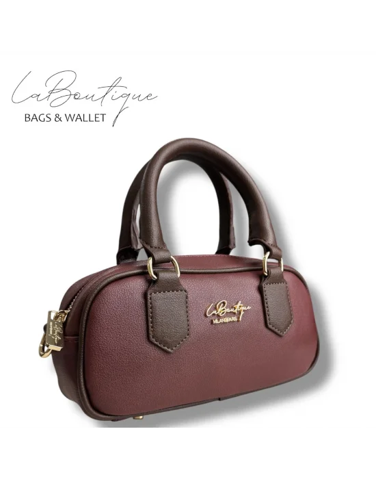 LB ÇANTA 6118 VİŞNE/KAHVE