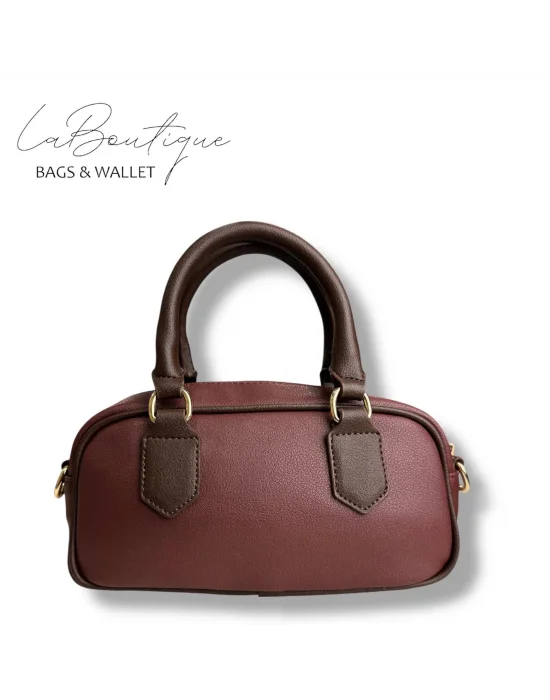 LB ÇANTA 6118 VİŞNE/KAHVE