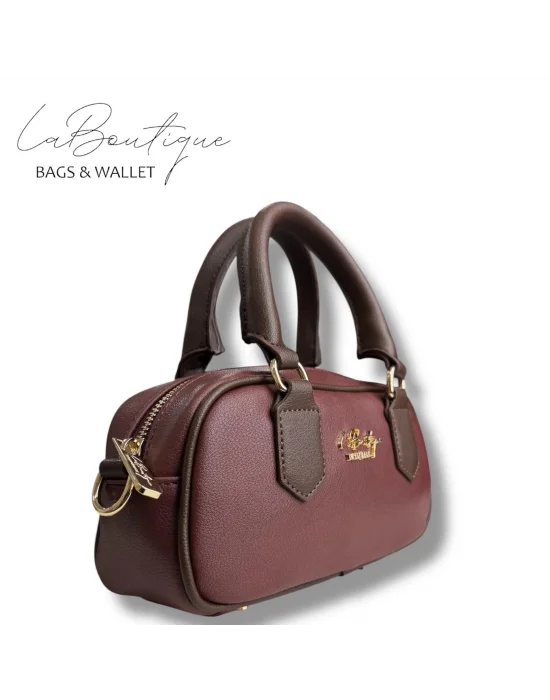 LB ÇANTA 6118 VİŞNE/KAHVE