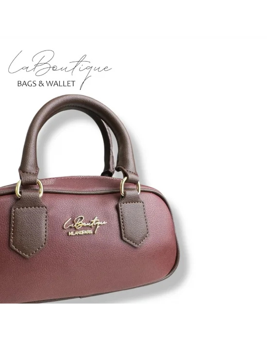 LB ÇANTA 6118 VİŞNE/KAHVE
