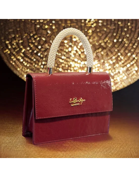 LB ÇANTA 7134 İNCİLİ/ABİYE BORDO