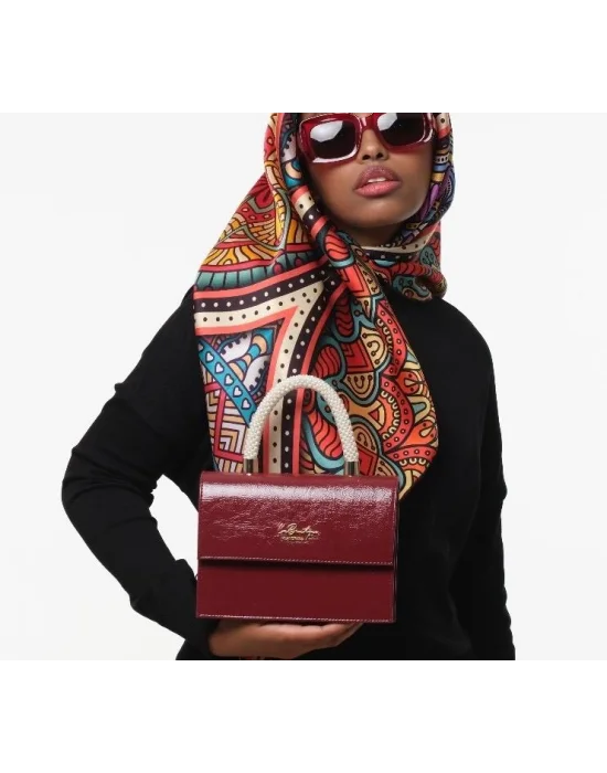 LB ÇANTA 7134 İNCİLİ/ABİYE BORDO