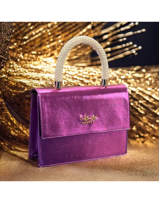 LB ÇANTA 7134 İNCİLİ/ABİYE LİLA