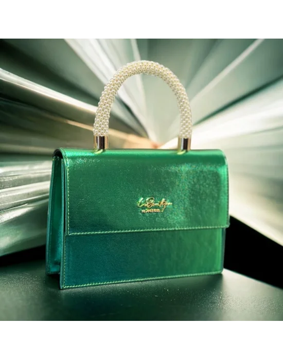 LB ÇANTA 7134 İNCİLİ/ABİYE YEŞİL