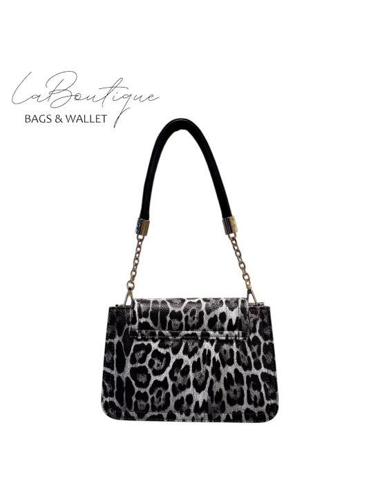 LB ÇANTA 5317 LEOPAR GRİ