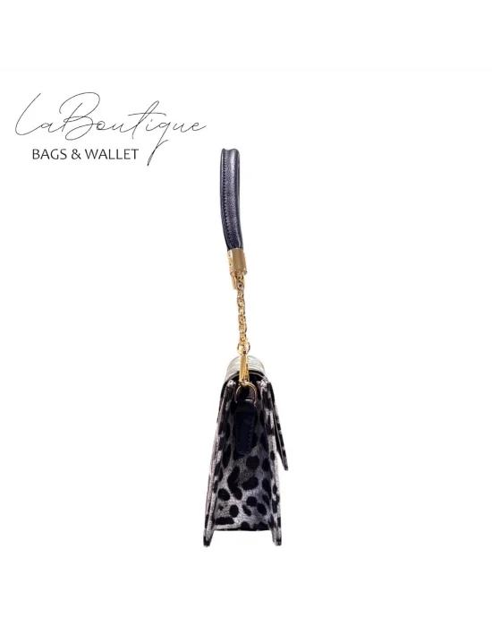 LB ÇANTA 5317 LEOPAR GRİ