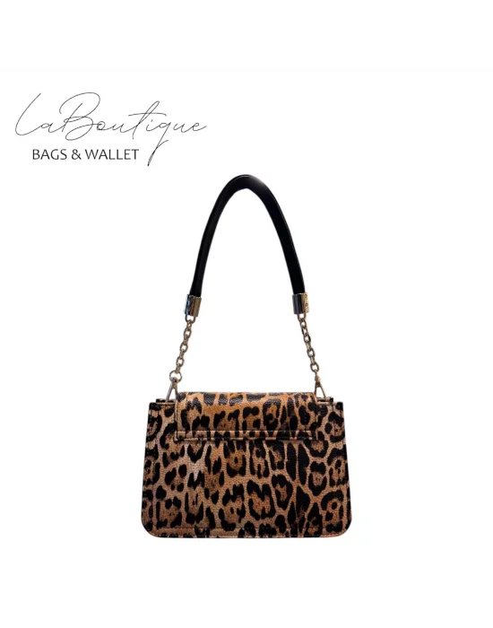 LB ÇANTA 5317 LEOPAR KAHVE