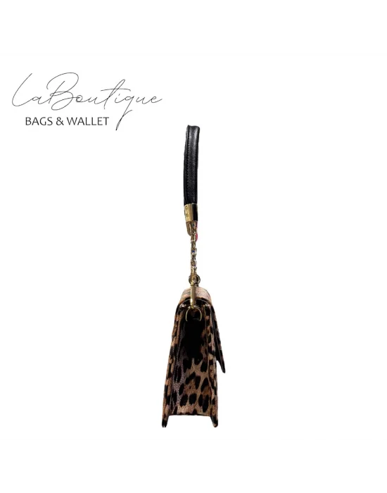 LB ÇANTA 5317 LEOPAR KAHVE