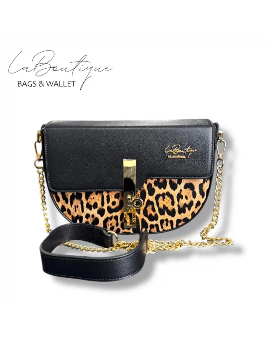 LB ÇANTA 2617 LEOPAR KAHVE