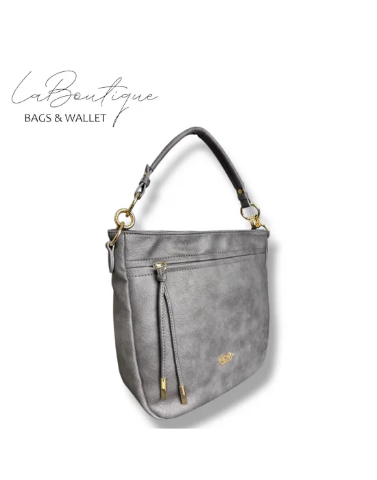 LB ÇANTA 9018 GRİ