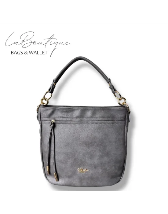 LB ÇANTA 9018 GRİ