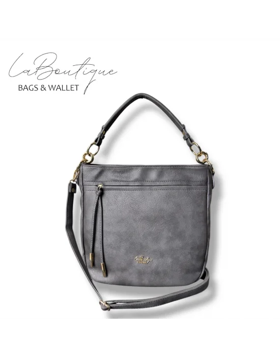 LB ÇANTA 9018 GRİ