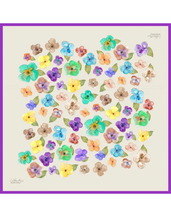 VEGAN BURSA İPEĞİ 1649 - 03 - 90X90