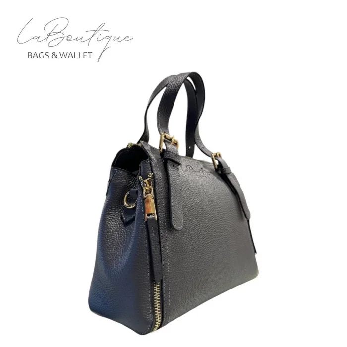 %100 DERİ LB ÇANTA D-2002-ANTRASİT