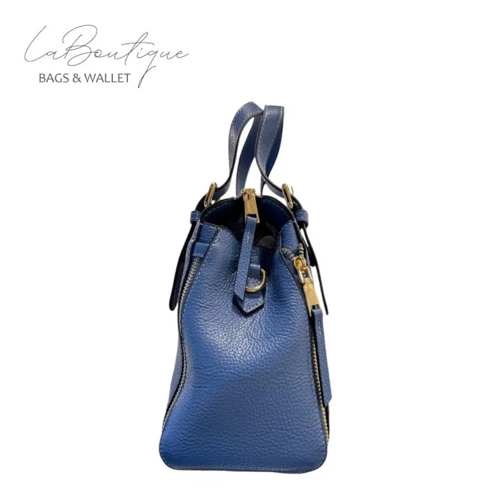%100 DERİ LB ÇANTA D-2002-INDIGO