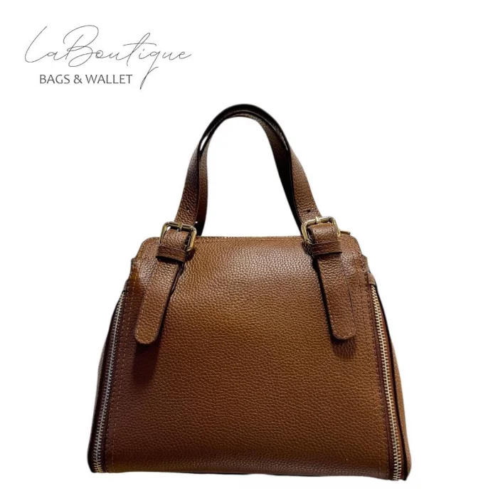 %100 DERİ LB ÇANTA D-2002-KAHVE