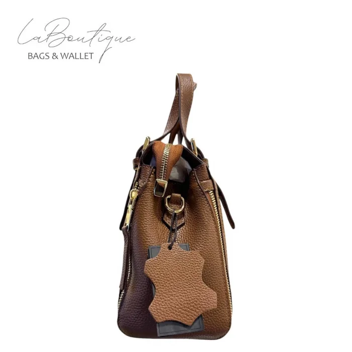 %100 DERİ LB ÇANTA D-2002-KAHVE