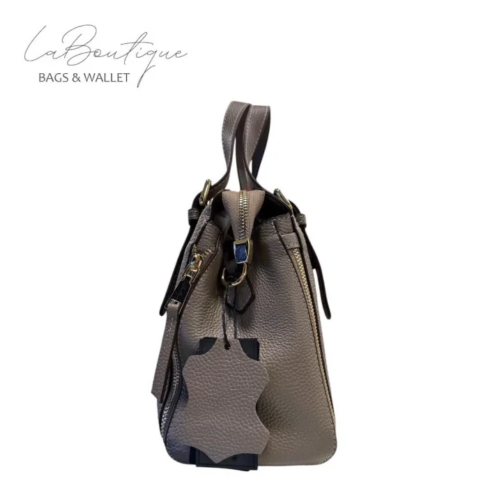 %100 DERİ LB ÇANTA D-2002-VİZON