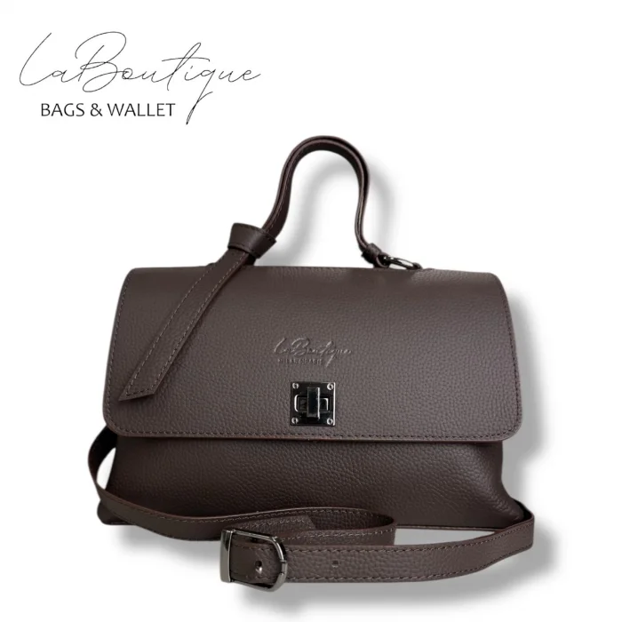%100 DERİ LB ÇANTA D-2200 KAHVE