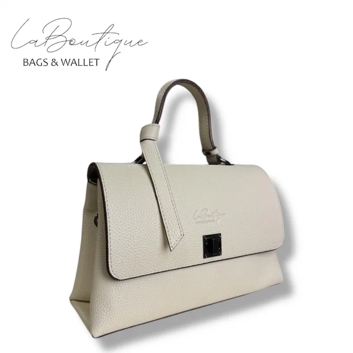 %100 DERİ LB ÇANTA D-2200 KREM