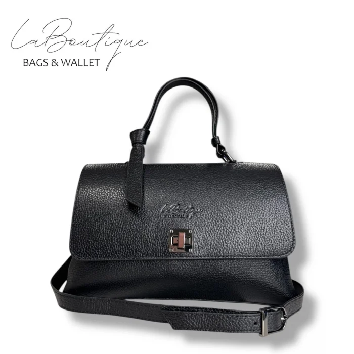 %100 DERİ LB ÇANTA D-2200 SİYAH