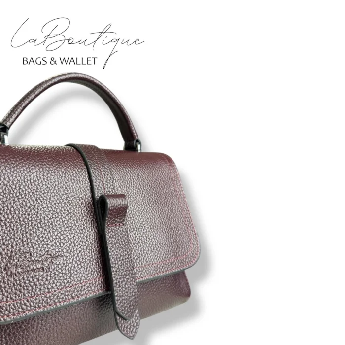 %100 DERİ LB ÇANTA D-2300 BORDO