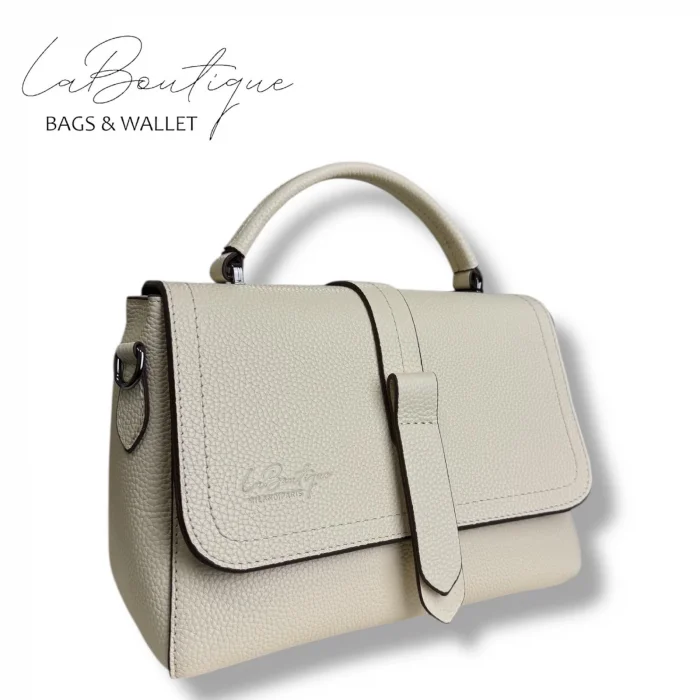 %100 DERİ LB ÇANTA D-2300 KREM